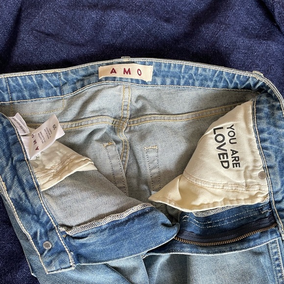 AMO jeans high rise kick crop - Picture 4 of 5